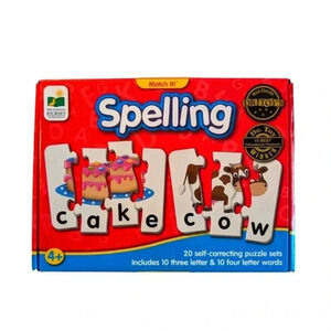 Match It Spelling 20 Piece Puzzle Kids Age 4-7 Years old